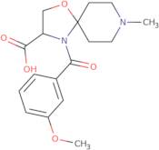 4-(3-Methoxybenzoyl)-8-methyl-1-oxa-4,8-diazaspiro[4.5]decane-3-carboxylic acid