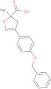 3-[4-(Benzyloxy)phenyl]-5-methyl-4,5-dihydro-1,2-oxazole-5-carboxylic acid