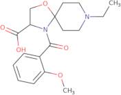 8-Ethyl-4-(2-methoxybenzoyl)-1-oxa-4,8-diazaspiro[4.5]decane-3-carboxylic acid