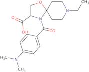 4-[4-(Dimethylamino)benzoyl]-8-ethyl-1-oxa-4,8-diazaspiro[4.5]decane-3-carboxylic acid