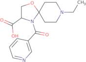 8-Ethyl-4-(pyridine-3-carbonyl)-1-oxa-4,8-diazaspiro[4.5]decane-3-carboxylic acid