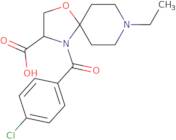 4-(4-Chlorobenzoyl)-8-ethyl-1-oxa-4,8-diazaspiro[4.5]decane-3-carboxylic acid