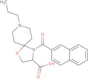 4-(Naphthalene-2-carbonyl)-8-propyl-1-oxa-4,8-diazaspiro[4.5]decane-3-carboxylic acid