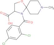 4-(2,4-Dichlorobenzoyl)-8-methyl-1-oxa-4,8-diazaspiro[4.5]decane-3-carboxylic acid