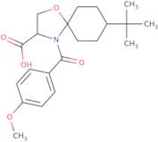 8-tert-Butyl-4-(4-methoxybenzoyl)-1-oxa-4-azaspiro[4.5]decane-3-carboxylic acid