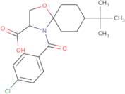 8-tert-Butyl-4-(4-chlorobenzoyl)-1-oxa-4-azaspiro[4.5]decane-3-carboxylic acid