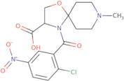 4-(2-Chloro-5-nitrobenzoyl)-8-methyl-1-oxa-4,8-diazaspiro[4.5]decane-3-carboxylic acid