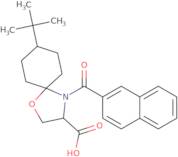 8-tert-Butyl-4-(naphthalene-2-carbonyl)-1-oxa-4-azaspiro[4.5]decane-3-carboxylic acid