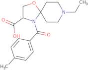 8-Ethyl-4-(4-methylbenzoyl)-1-oxa-4,8-diazaspiro[4.5]decane-3-carboxylic acid