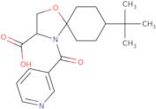 8-tert-Butyl-4-(pyridine-3-carbonyl)-1-oxa-4-azaspiro[4.5]decane-3-carboxylic acid