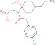 4-[2-(4-Chlorophenyl)acetyl]-8-propyl-1-oxa-4,8-diazaspiro[4.5]decane-3-carboxylic acid