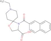 8-Ethyl-4-(naphthalene-2-carbonyl)-1-oxa-4,8-diazaspiro[4.5]decane-3-carboxylic acid