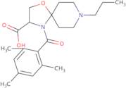 8-Propyl-4-(2,4,6-trimethylbenzoyl)-1-oxa-4,8-diazaspiro[4.5]decane-3-carboxylic acid