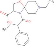 8-Ethyl-4-(2-phenylbutanoyl)-1-oxa-4,8-diazaspiro[4.5]decane-3-carboxylic acid