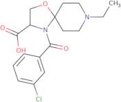 4-(3-Chlorobenzoyl)-8-ethyl-1-oxa-4,8-diazaspiro[4.5]decane-3-carboxylic acid