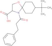 8-tert-Butyl-4-(3-phenylpropanoyl)-1-oxa-4-azaspiro[4.5]decane-3-carboxylic acid