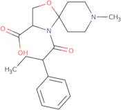 8-Methyl-4-(2-phenylbutanoyl)-1-oxa-4,8-diazaspiro[4.5]decane-3-carboxylic acid