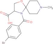 4-(4-Bromobenzoyl)-8-methyl-1-oxa-4,8-diazaspiro[4.5]decane-3-carboxylic acid