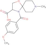 4-(4-Methoxybenzoyl)-8-methyl-1-oxa-4,8-diazaspiro[4.5]decane-3-carboxylic acid