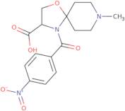 8-Methyl-4-(4-nitrobenzoyl)-1-oxa-4,8-diazaspiro[4.5]decane-3-carboxylic acid