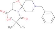 8-Benzyl-4-(2,2-dimethylpropanoyl)-1-oxa-4,8-diazaspiro[4.5]decane-3-carboxylic acid