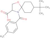 8-tert-Butyl-4-(4-methylbenzoyl)-1-oxa-4-azaspiro[4.5]decane-3-carboxylic acid