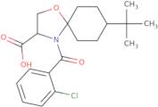 8-tert-Butyl-4-(2-chlorobenzoyl)-1-oxa-4-azaspiro[4.5]decane-3-carboxylic acid