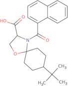 8-tert-Butyl-4-(naphthalene-1-carbonyl)-1-oxa-4-azaspiro[4.5]decane-3-carboxylic acid