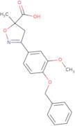 3-[4-(Benzyloxy)-3-methoxyphenyl]-5-methyl-4,5-dihydro-1,2-oxazole-5-carboxylic acid