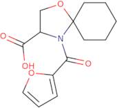 4-(Furan-2-carbonyl)-1-oxa-4-azaspiro[4.5]decane-3-carboxylic acid