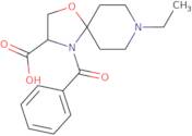 4-Benzoyl-8-ethyl-1-oxa-4,8-diazaspiro[4.5]decane-3-carboxylic acid