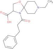 8-Ethyl-4-(3-phenylpropanoyl)-1-oxa-4,8-diazaspiro[4.5]decane-3-carboxylic acid