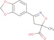 3-(Benzo[D][1,3]dioxol-5-yl)-5-methyl-4,5-dihydroisoxazole-5-carboxylic acid