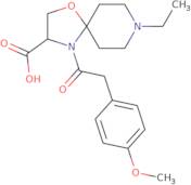 8-Ethyl-4-[2-(4-methoxyphenyl)acetyl]-1-oxa-4,8-diazaspiro[4.5]decane-3-carboxylic acid