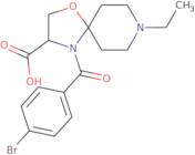 4-(4-Bromobenzoyl)-8-ethyl-1-oxa-4,8-diazaspiro[4.5]decane-3-carboxylic acid