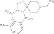 8-Ethyl-4-(3-methylbenzoyl)-1-oxa-4,8-diazaspiro[4.5]decane-3-carboxylic acid