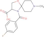 4-(4-Fluorobenzoyl)-8-methyl-1-oxa-4,8-diazaspiro[4.5]decane-3-carboxylic acid