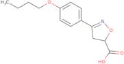 3-(4-Butoxyphenyl)-4,5-dihydro-1,2-oxazole-5-carboxylic acid