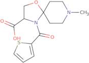 8-Methyl-4-(thiophene-2-carbonyl)-1-oxa-4,8-diazaspiro[4.5]decane-3-carboxylic acid