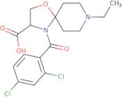 4-(2,4-Dichlorobenzoyl)-8-ethyl-1-oxa-4,8-diazaspiro[4.5]decane-3-carboxylic acid