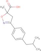 5-Methyl-3-[4-(2-methylpropyl)phenyl]-4,5-dihydro-1,2-oxazole-5-carboxylic acid