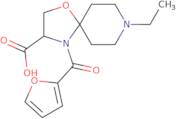 8-Ethyl-4-(furan-2-carbonyl)-1-oxa-4,8-diazaspiro[4.5]decane-3-carboxylic acid