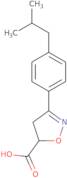 3-[4-(2-Methylpropyl)phenyl]-4,5-dihydro-1,2-oxazole-5-carboxylic acid