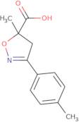 5-Methyl-3-(p-tolyl)-4,5-dihydroisoxazole-5-carboxylic acid