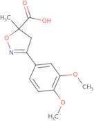 3-(3,4-Dimethoxyphenyl)-5-methyl-4,5-dihydro-1,2-oxazole-5-carboxylic acid