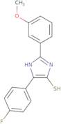 4-(4-Fluorophenyl)-2-(3-methoxyphenyl)-1H-imidazole-5-thiol