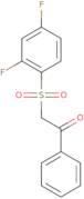 2-[(2,4-Difluorophenyl)sulfonyl]-1-phenylethanone