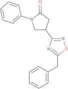 4-(5-Benzyl-1,2,4-oxadiazol-3-yl)-1-phenylpyrrolidin-2-one