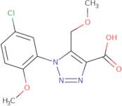 1-(5-Chloro-2-methoxyphenyl)-5-(methoxymethyl)-1H-1,2,3-triazole-4-carboxylic acid