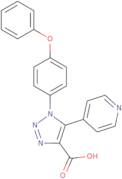 1-(4-Phenoxyphenyl)-5-(pyridin-4-yl)-1H-1,2,3-triazole-4-carboxylic acid